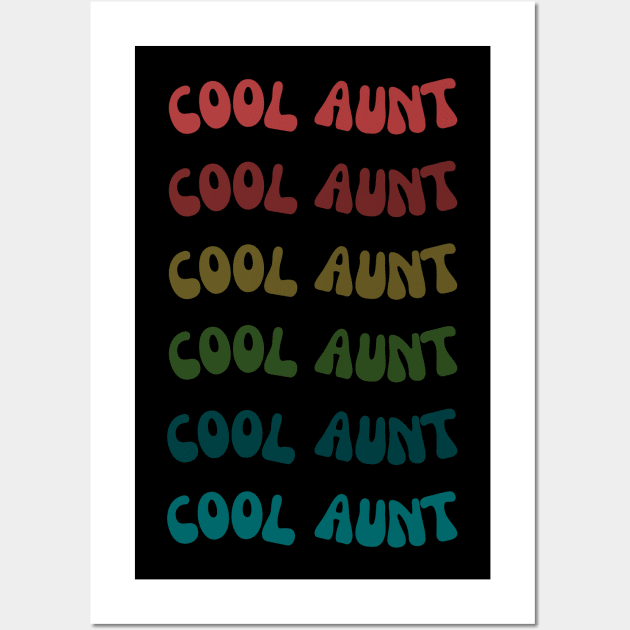 Cool aunt gift for aunt, new aunt gift, gift for her 2022 Wall Art by Maroon55